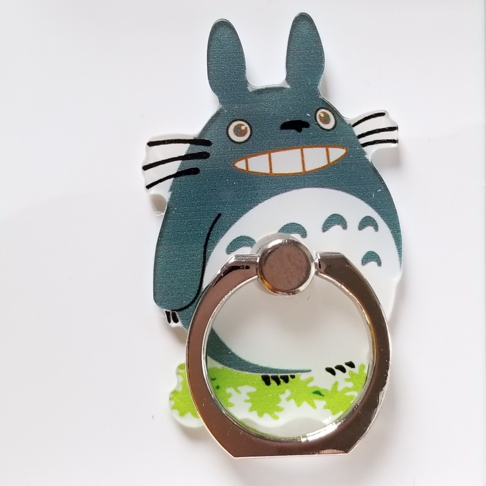 Totoro Phone Tablet Ipad Kick Stand Ring Stent - NWT